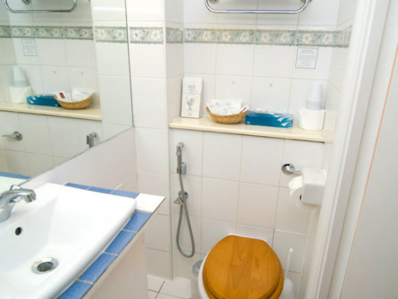 Enjoy the privacy and convenience of your own private bathroom