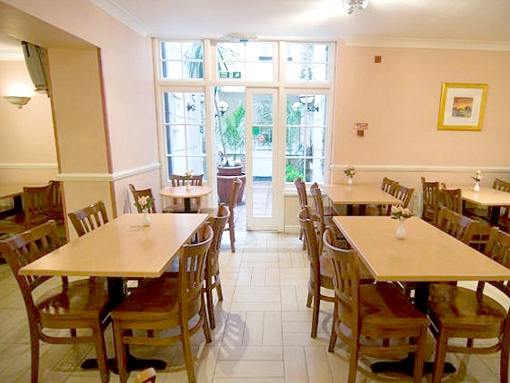 Sit with friends and plan your day in the Breakfast room