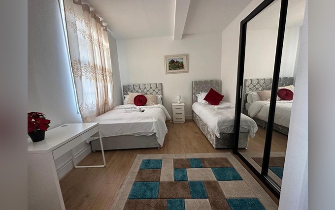 A typical triple room at City Lodge Shadwell