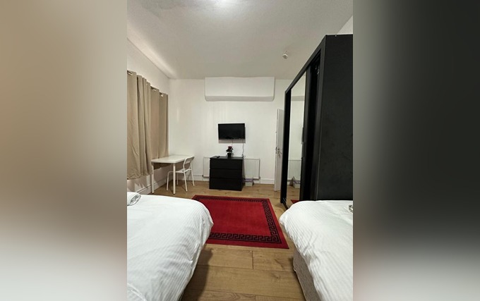 A typical twin room at City Lodge Shadwell