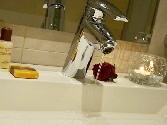 Enjoy the privacy and convenience of your own private bathroom