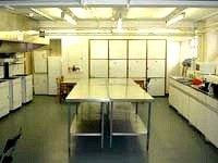 The kitchen at the Susan Lawrence Hostel