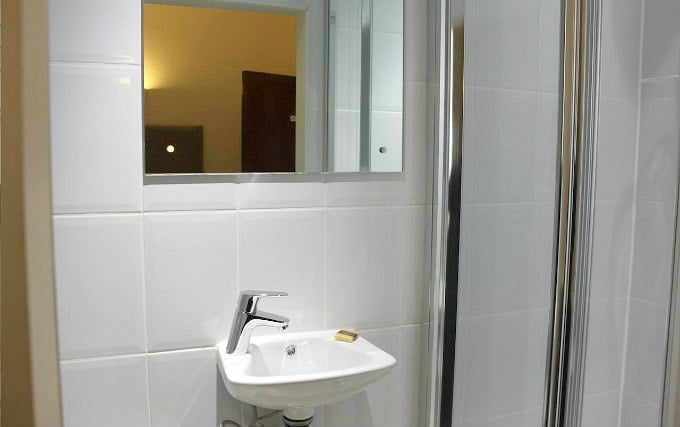 A typical shower system at SO Kings Cross Hotel