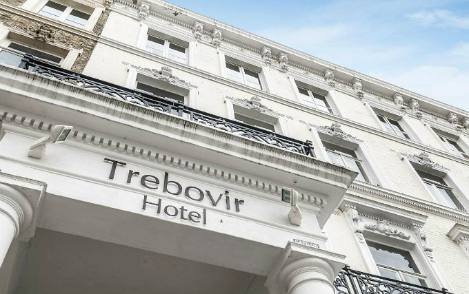 An exterior view of Trebovir Hotel London