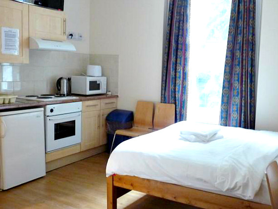 A double room at Earls Court Studios is perfect for a couple