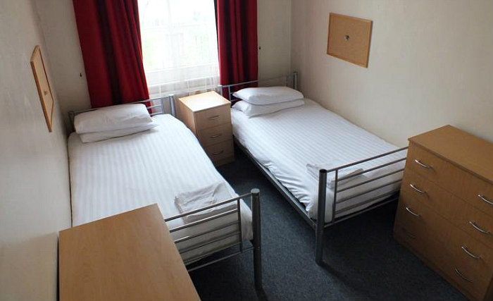 A twin room is perfect for two guests