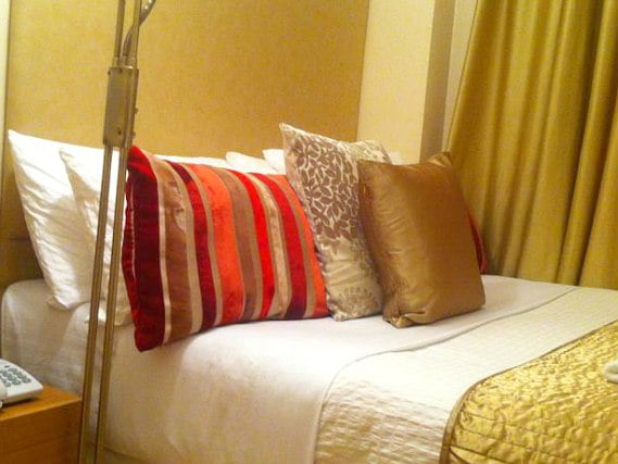 A double room at ABC Hyde Park Hotel is perfect for a couple