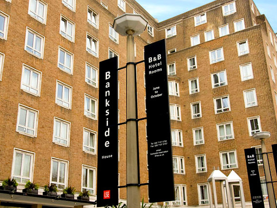 An exterior view of Bankside Apartments