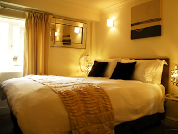 Rest easy in a comfortable bed in your room