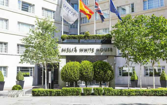 An exterior view of Melia White House Hotel