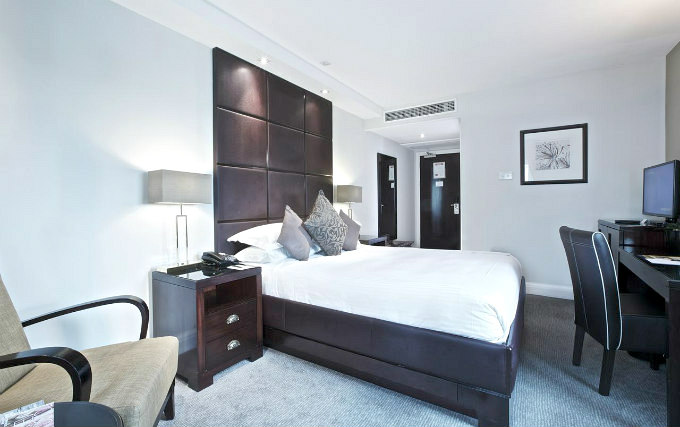 A double room at Copthorne Hotel at Chelsea Football Club