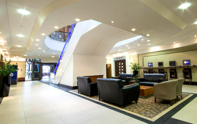The hallway at Copthorne Hotel at Chelsea Football Club