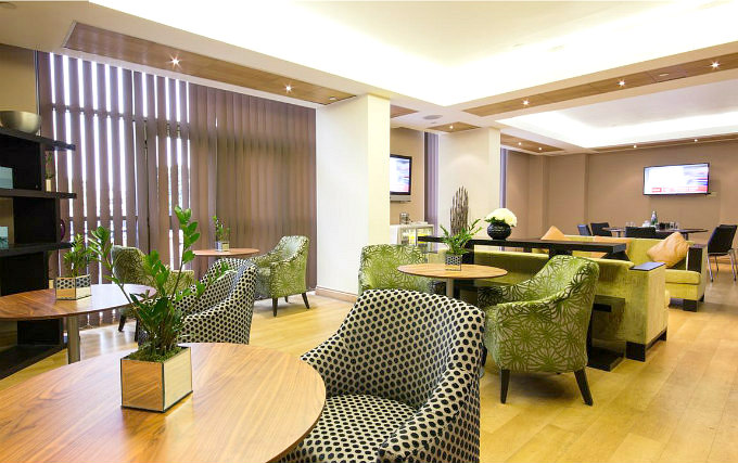 The lounge room at Copthorne Hotel at Chelsea Football Club
