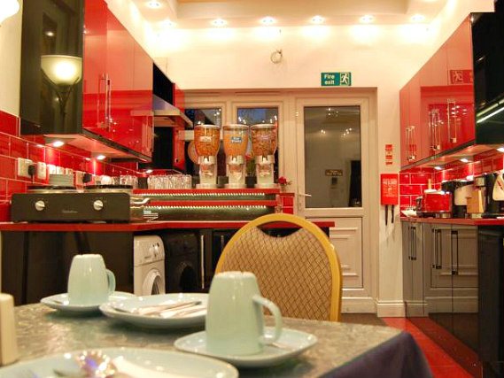 Start your day with a delicious breakfast in the hotel's breakfast room