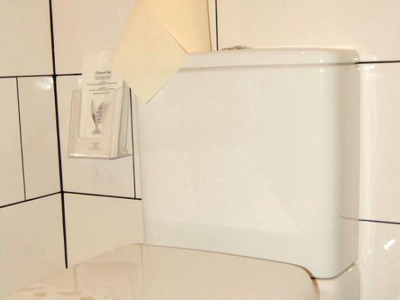 The bathroom facilities are modern and cleaned daily