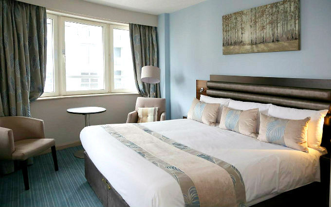 A comfortable double room at Jurys Inn Chelsea