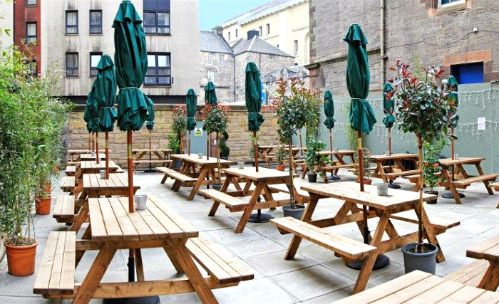 A place to eat at Cowgate Tourist Hostel