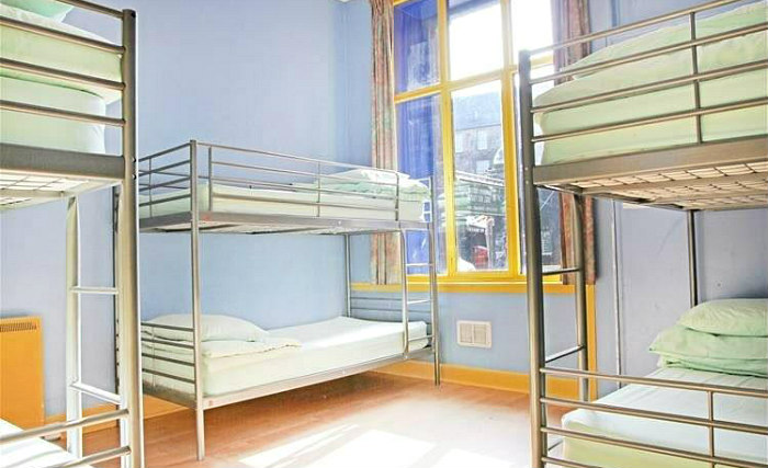 A typical dorm room at Cowgate Tourist Hostel