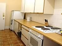 Communal kitchens are available