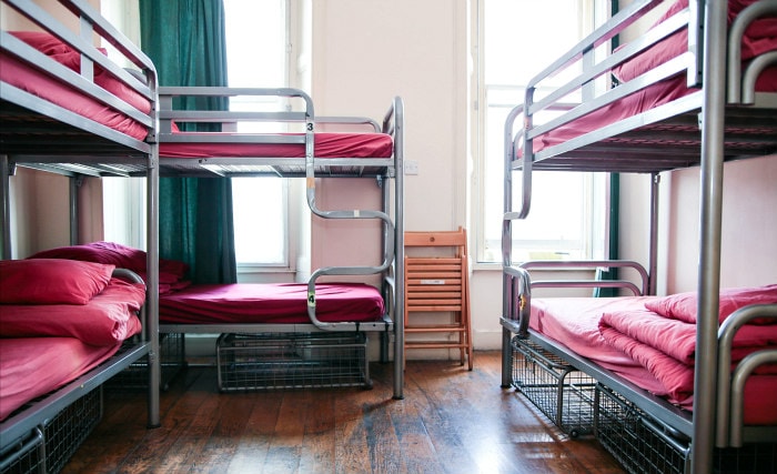 Rest easy in a comfortable bed in your room Rest easy in a comfortable bed in your room