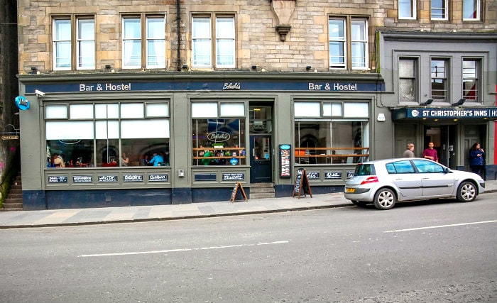An exterior view of St Christophers Inn Edinburgh An exterior view of St Christophers Inn Edinburgh