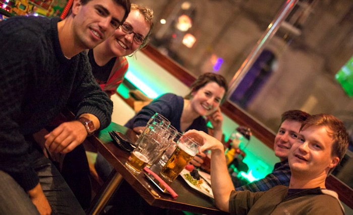 Bar at St Christophers Inn Edinburgh Bar at St Christophers Inn Edinburgh