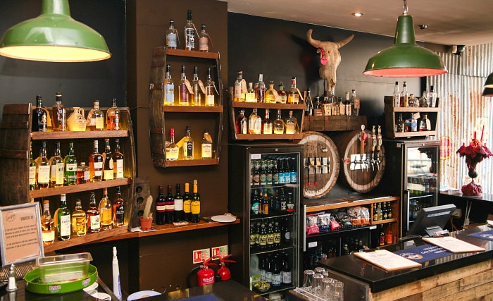 After a busy day, relax with a drink in the bar After a busy day, relax with a drink in the bar