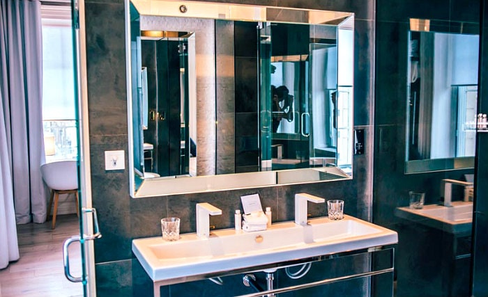 Enjoy a hot shower after a long day exploring Edinburgh