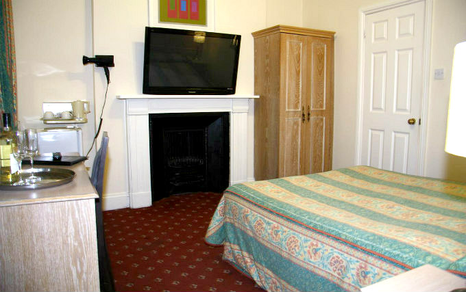 A double room at Admiral Hotel London