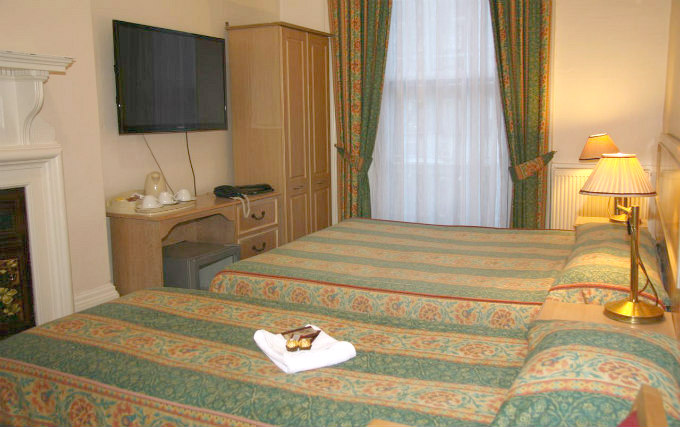 A triple room at Admiral Hotel London