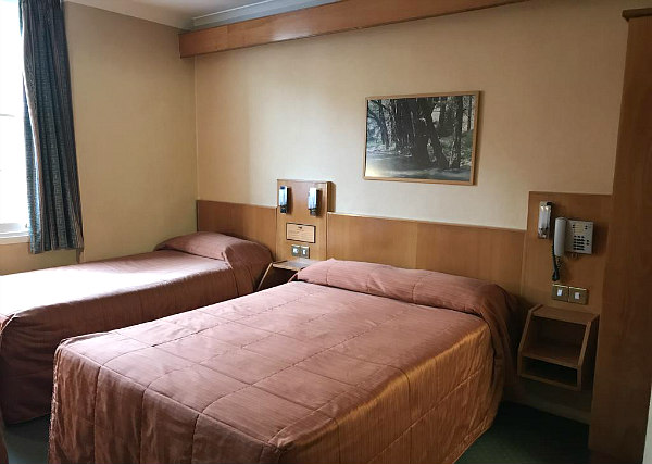 Triple rooms are great for friends and family sharing