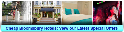 Réservez Cheap hotels in Bloomsbury