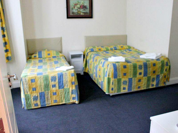 Triple rooms are great for friends and family sharing