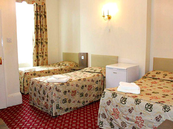 Quad rooms are great for friends and family sharing