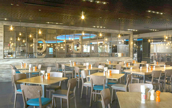 Sit with friends and plan your day in the Breakfast room