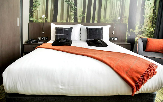 A double room at City Hotel London