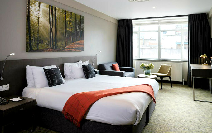A typical double room at City Hotel London