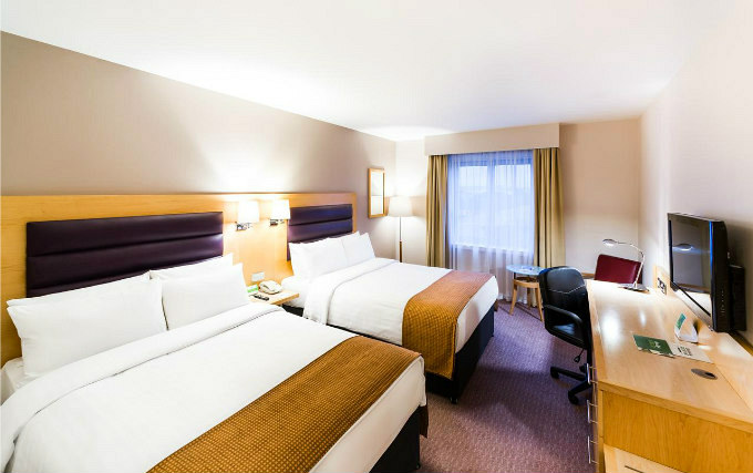 A typical quad room at Holiday Inn Brentford Lock