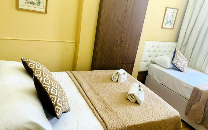 A typical triple room at The London Paddington Hotel