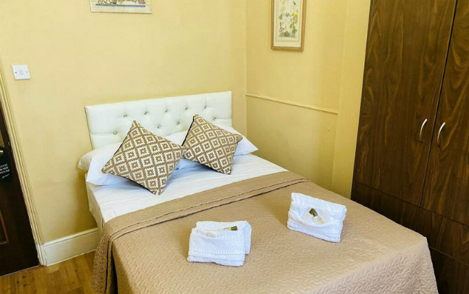 A typical double room at The London Paddington Hotel