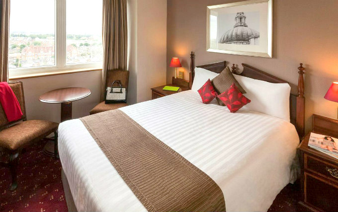 A double room at Ibis Hotel London