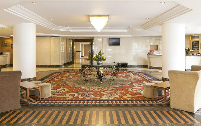 The hallway at Ibis Hotel London