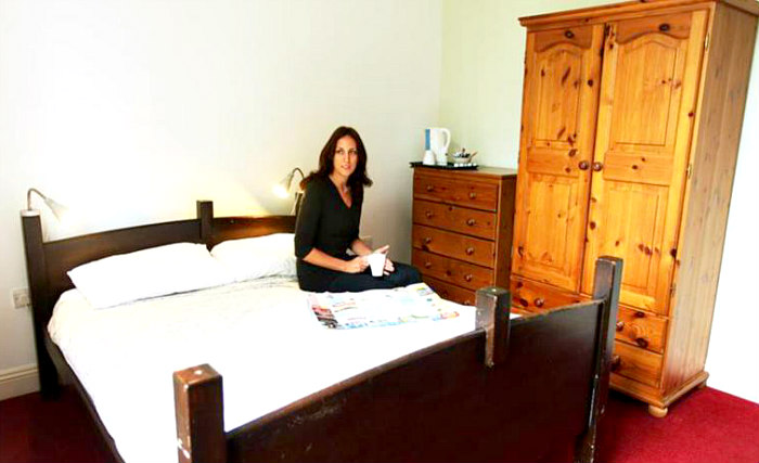 A double room at Palmers Lodge is perfect for a couple