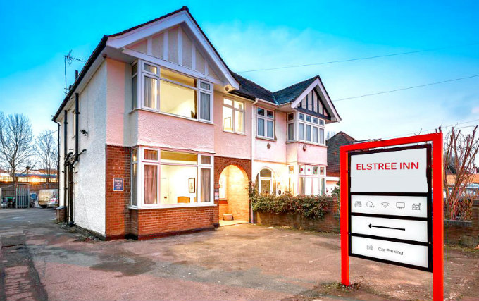 An exterior view of The Elstree Inn