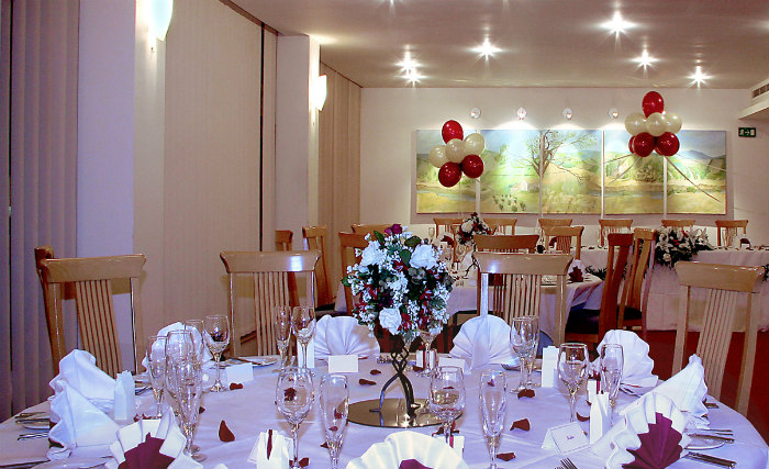 The beautiful wedding room