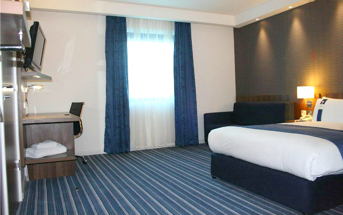 A double room at Holiday Inn Express London Stratford