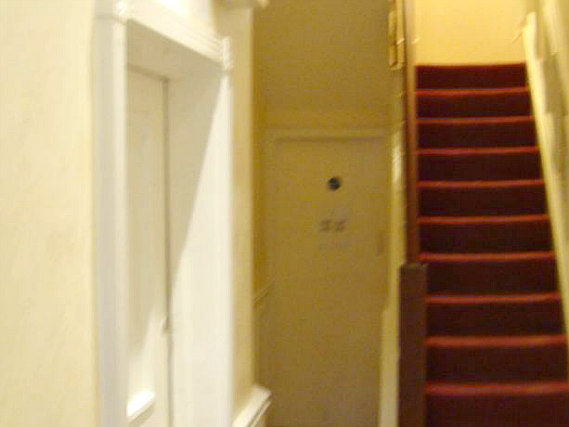The hallway at Hotel Balkan