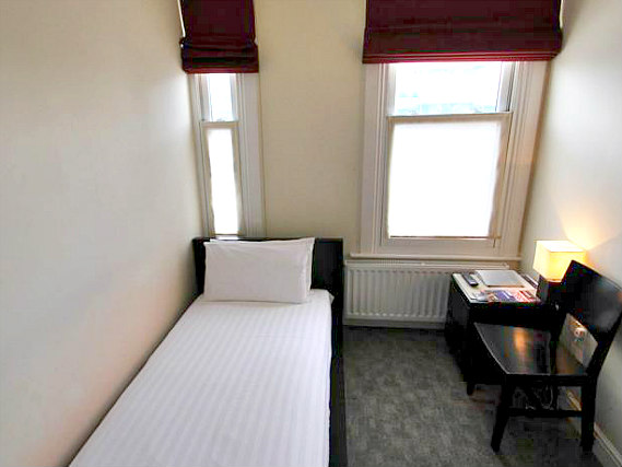 A single room at Clapham Guest House
