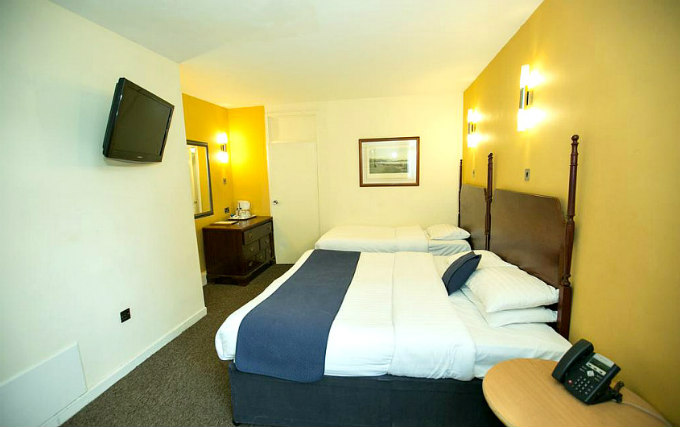 A typical triple room at Osterley Park Hotel