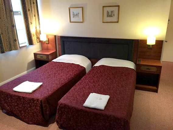A twin room at Osborne Hotel is perfect for two guests